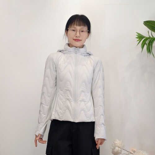 可路莎专柜257391秋冬轻薄修身短款羽绒服女保暖内胆