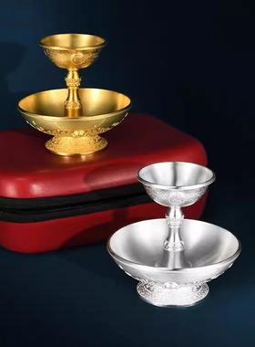 纯银镀金护法杯迷你小号