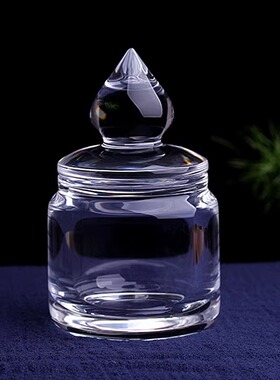 天然白水晶舍利塔瓶子桌面家用摆件装藏嘎乌盒供放红花水晶罐子