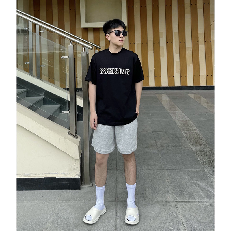 休闲短裤男士夏季薄款宽松大码篮球运动裤子男夏天冰凉速干五分裤