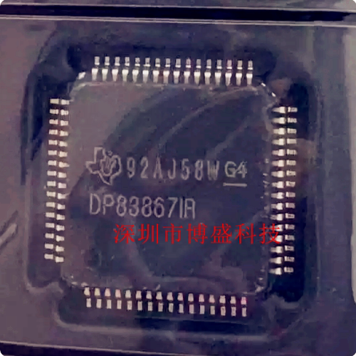 原装 DP83867 IRPAPR /IRPAPT /IRPAP 以太网收发器芯片 HTQFP-64