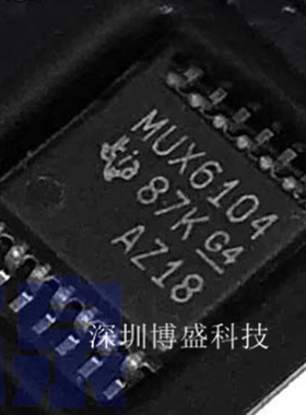 原装 TMUX6104PWR 丝印MUX6104 全新芯片IC TSSOP-14 封装