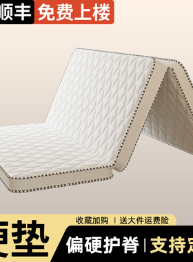 棕榈垫硬垫子天然椰棕护脊硬床垫租房专用10cm1米5加厚可折叠中垫