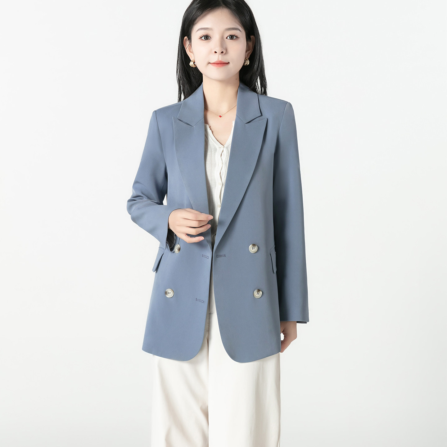 韩版小西装外套女新款2026春秋季小西服女高级感休闲西装女士外套