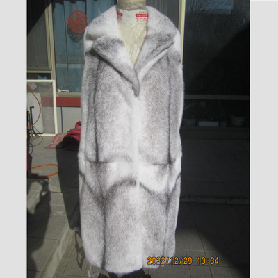 男士女士十字水貂皮草马甲