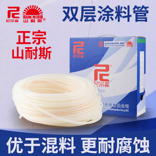 尼尔森双层涂料软管外PU内PA12耐腐蚀耐酸碱油漆管0850 1180 1065