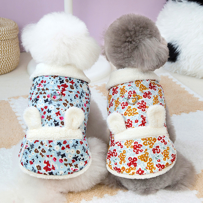 狗狗衣服冬装秋冬季加厚棉衣保暖防寒猫咪小型犬宠物泰迪比熊博美