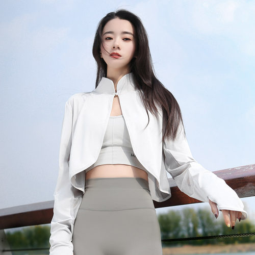 防晒披肩凉感立领冰丝袖套