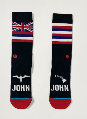 HBJ毛巾底中筒男袜STANC纯原棉袜减震防滑休闲潮流运动男袜