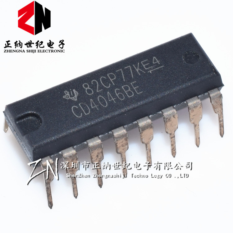 CD4046BE 原装进口全新 德洲TI CMOS 锁相环 DIP-16