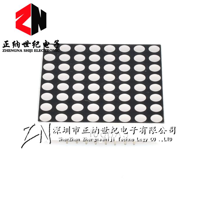 3MM 8*8高亮红色LED点阵 共阴1088AS 1088BS共阳 MAX7219专用点阵