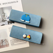 2025新款 创意学生近视墨镜机器猫卡通眼镜盒抗压框架收纳盒便携