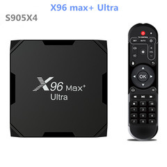 X96 max+ Ultra 机顶盒S905X4安卓11原生电视盒子8k视频4GB/64GB