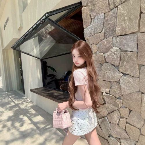 初夏独特绝美小套装女2026新款女装短袖波点裙一整套韩系ootd穿搭