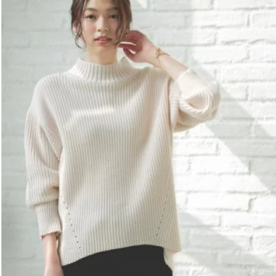 毛衣女半高领宽松灯笼袖加厚慵懒风秋冬季外穿内搭打底衫 款1