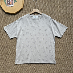 包邮 米@菲日单满印卡通T恤 两件