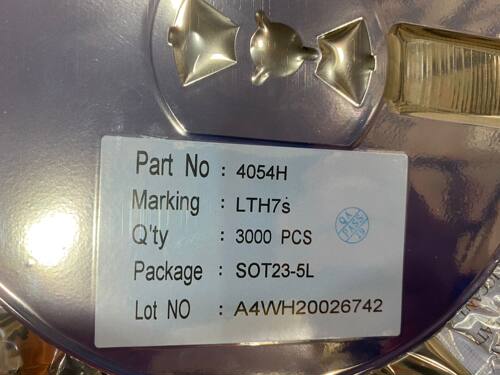 4054 全新原装 LP4054B5F SOT23-5  4.2V   LOWPOWER/微源  4054H