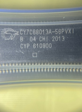 USB芯片  原装正品 CY7C68013A-56PVXI  贴片SSOP-56  CYPRESS