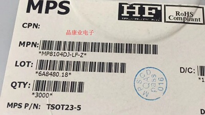 MP8104DJ-LF-Z  SOT23-5  全新原装