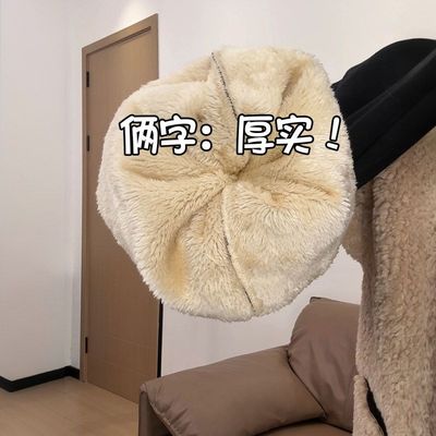 女款2025新款羊羔绒运动裤子