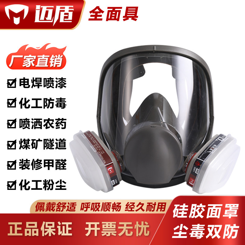 780p全面罩迈盾防毒面具