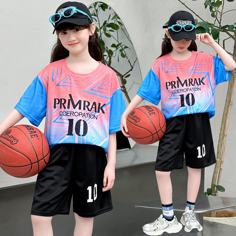 2025儿童篮球服套装男童科比球衣女孩幼儿园小学生比赛训练运动服