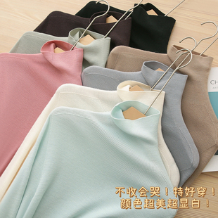 日本岛精无缝！越基础越好穿！1OO%绵羊毛修身高领针织打底衫女冬