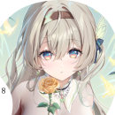 护腕鼠标垫3d胸禁欲系大桌垫办公立体硅胶定制二次元美女动漫流萤