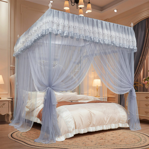 落地式宫廷蚊帐三开门帘2026新款