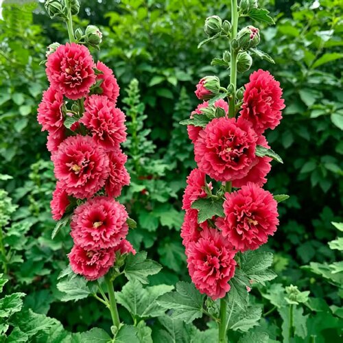 现货重瓣蜀葵花苗桃子与梦多花色好养多年生庭院花卉盆栽
