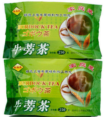 徐州大自然嘉福康牛蒡茶黄金牛蒡茶 牛蒡片 500克 包邮