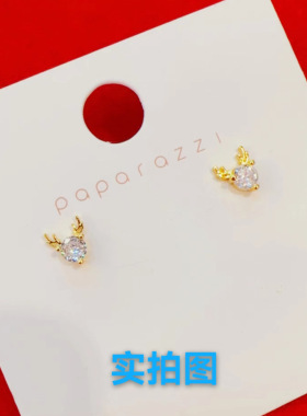一鹿有你耳钉小清新森系麋鹿精灵