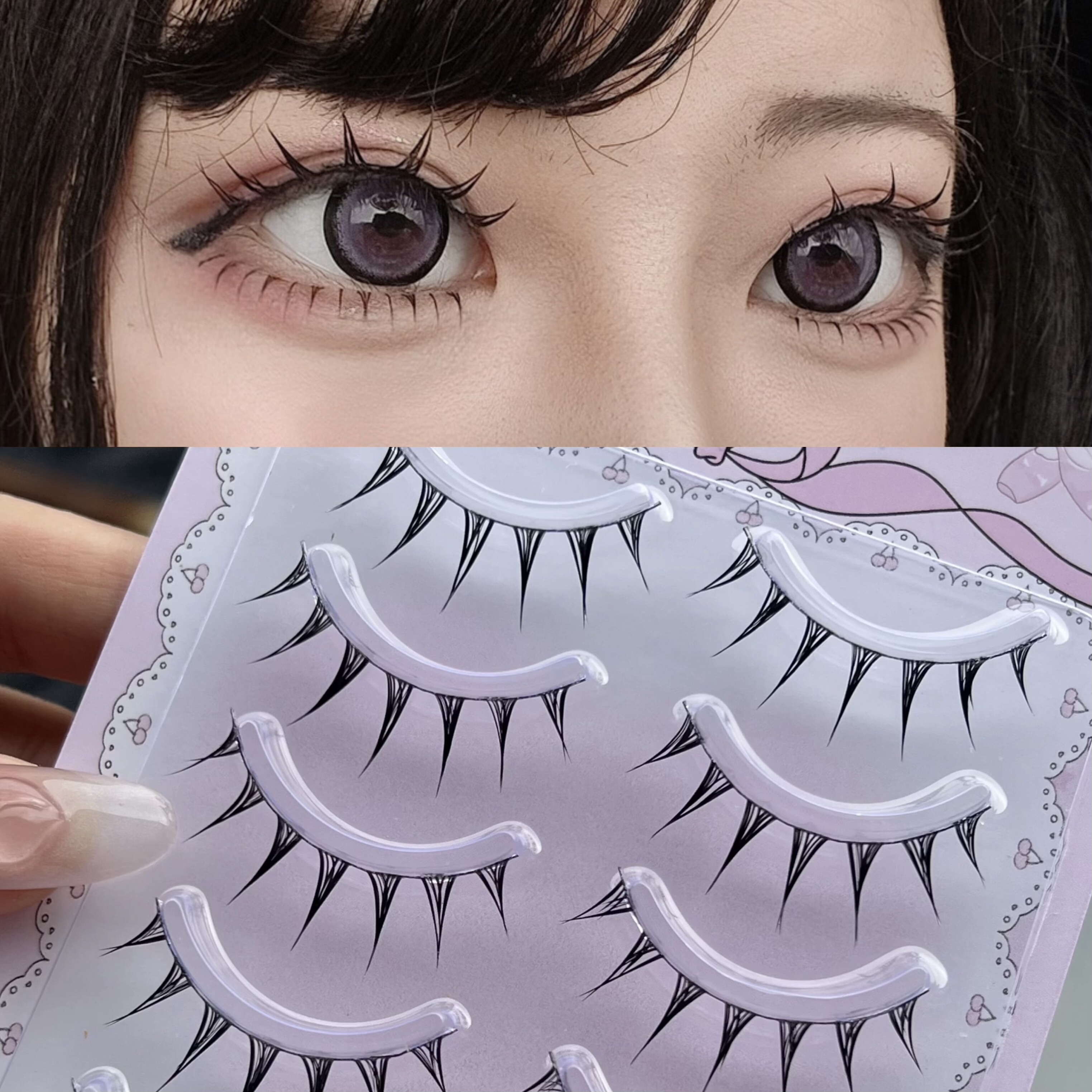 人鱼之鳞SH01火焰山假睫毛