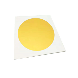 志道堂泥金宣纸圆形正方硬卡软卡毛笔小楷书法工笔画作品创作专用金色卡纸彩色泥金扇面宣纸熟宣