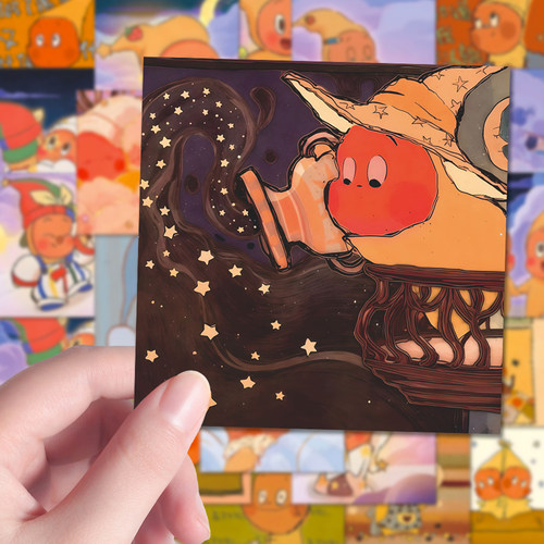 150张TwinkleTwinkle星星人贴纸卡通可爱星星人艺术插画装饰手账