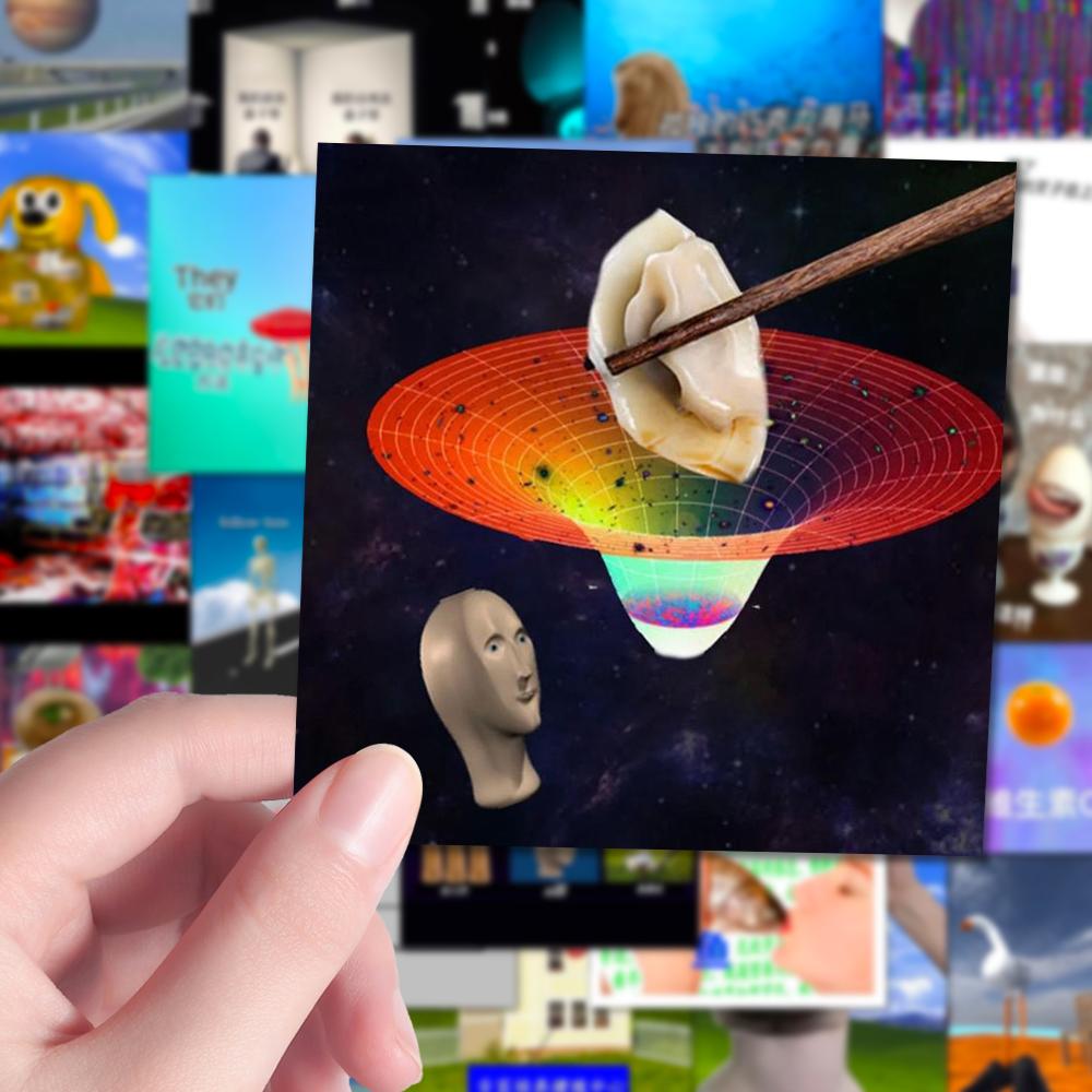 108张无意义meme趣味贴新款梦核超现实梗图创意代餐抽象精神状态