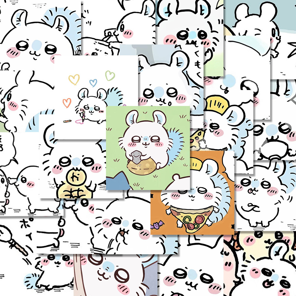 可爱小飞鼠头像表情包贴纸萌系莫莫咖chiikawa吉伊卡哇贴画diy