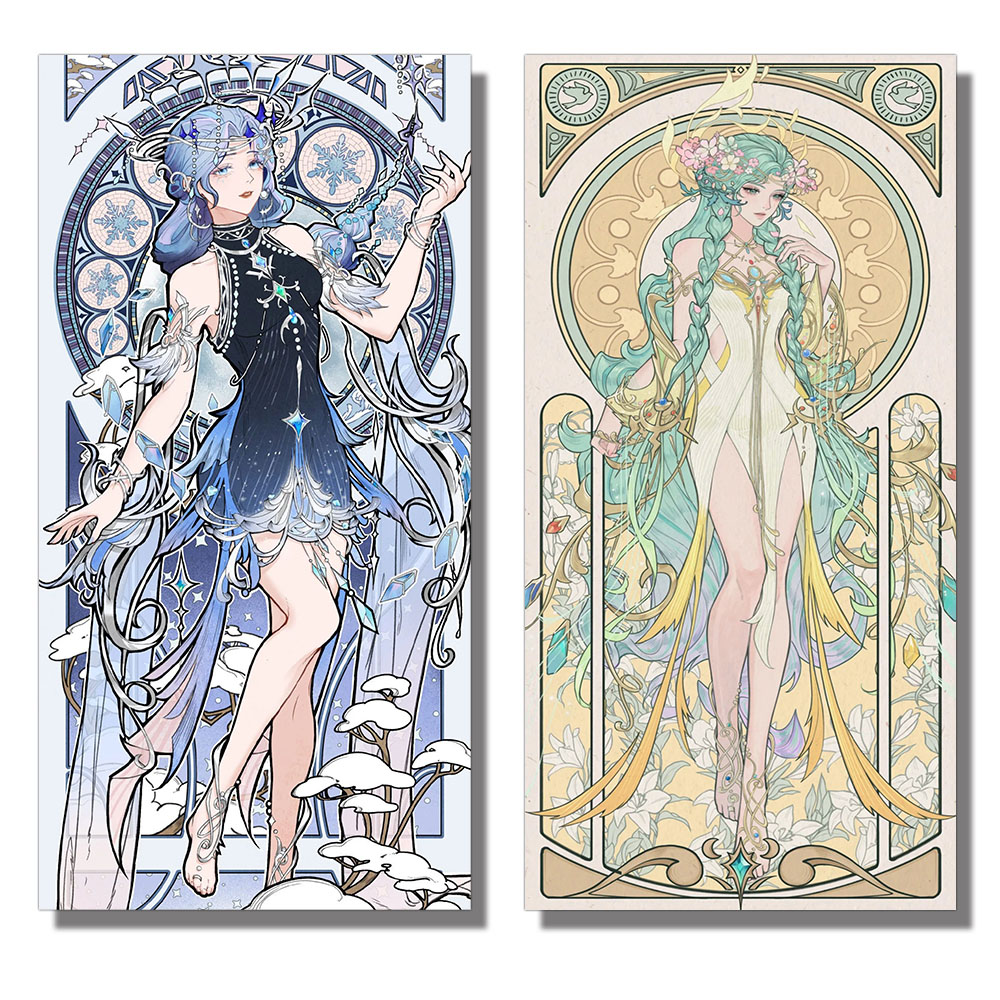 36张貂蝉小卡王者荣耀二次元动漫游戏高颜值精美自制书签卡片卡牌