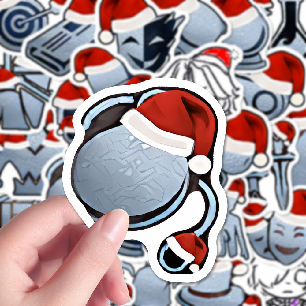 108贴模仿者游戏全员也要过圣诞第五人格模仿者圣诞帽diy装饰贴纸