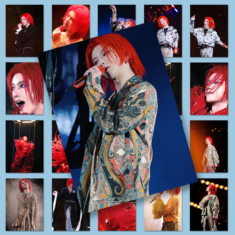 160张花花演唱会贴纸华晨宇高颜值神图明星周边创意贴画diy手机壳