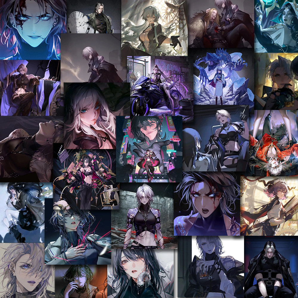 54张卡通动漫无期迷途贴纸唯美个性桌面笔记本手机壳装饰贴画防水