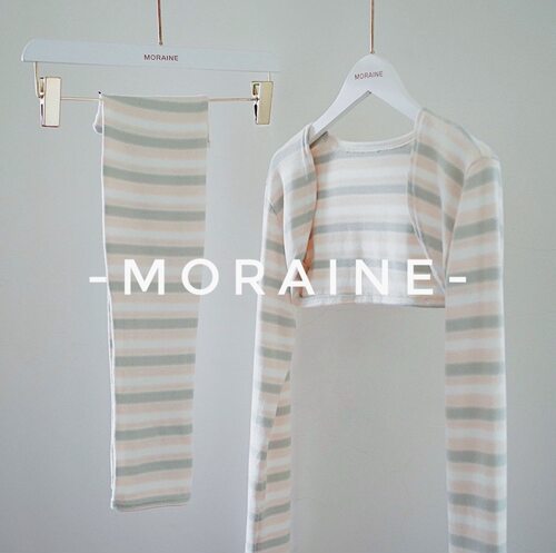 Moraine坎肩护腿条纹保暖