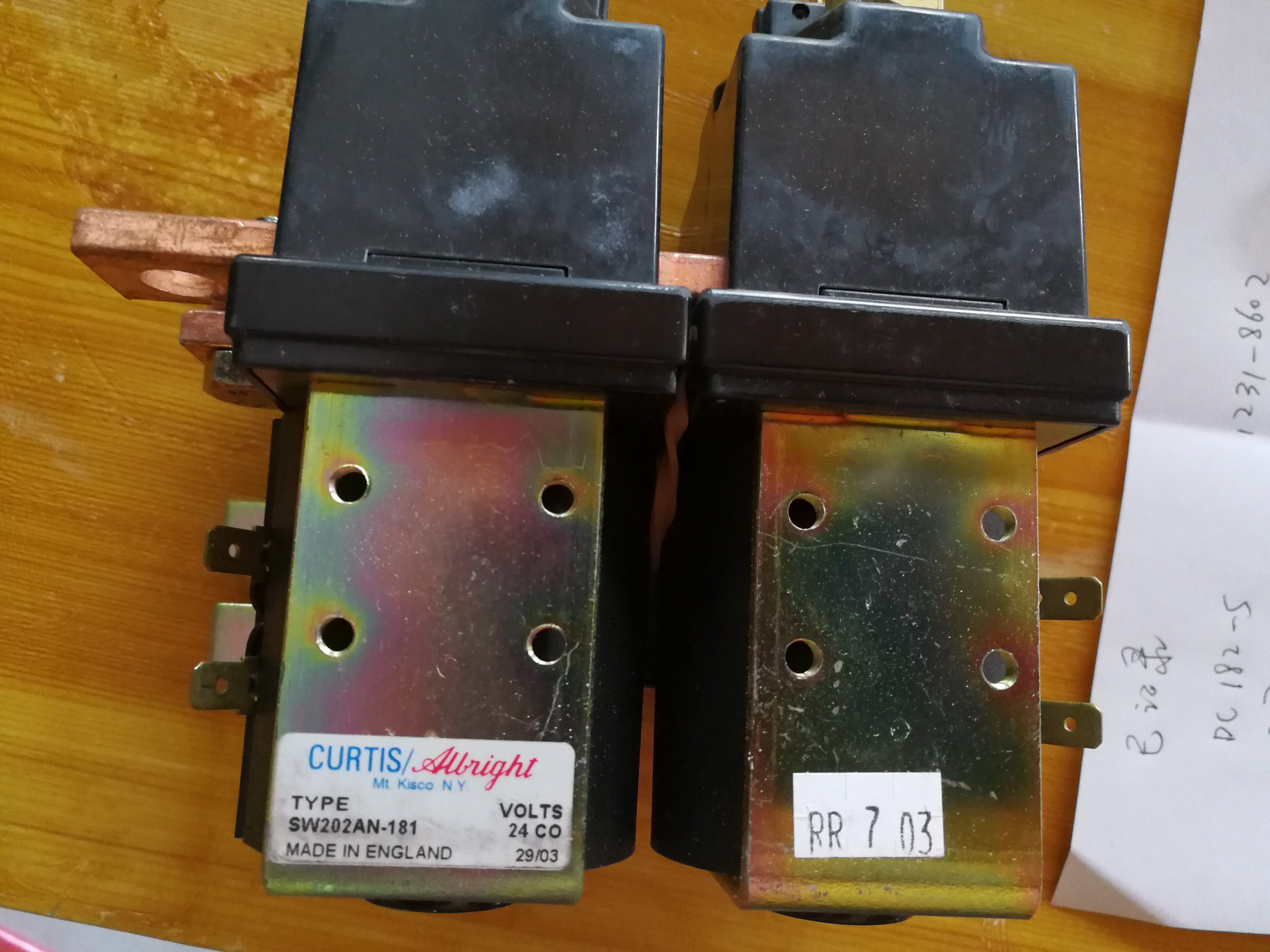 原装英国albright阿尔布莱特接触器sw202-66 36v/48v电动叉车议价