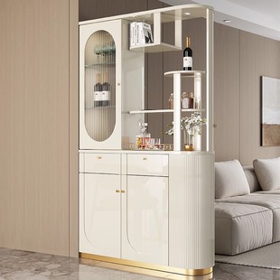 正对门玄关柜双面隔断柜客厅屏风酒柜鞋柜一体网红入户间厅门厅柜