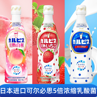 日本进口calpis可尔必思5倍稀释浓缩乳酸菌饮料浓缩原味470ml