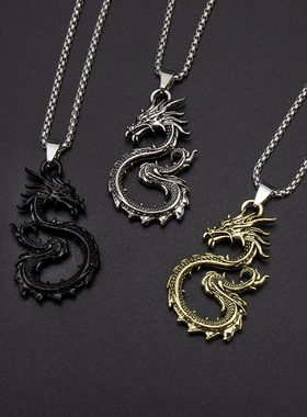 立体龙挂链学生毛衣链时尚配饰