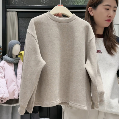 FAZ 6602 圆领开叉基础T恤卫衣