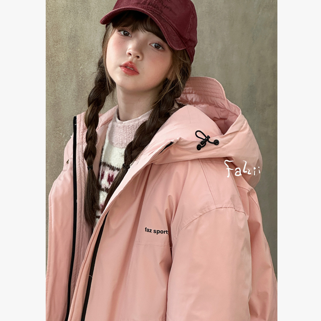 FAZ 3306 中长款软壳羽绒服