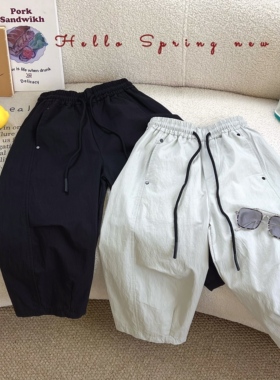 YL 880398 铆钉褶皱弹力棉速干弯刀裤
