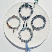 景德镇陶瓷手链牛仔蓝系列简约情侣闺蜜饰品学生情侣礼物陶瓷手串